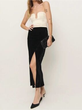 REFORMATION Minara Velvet Dress | Size 8 | NWT